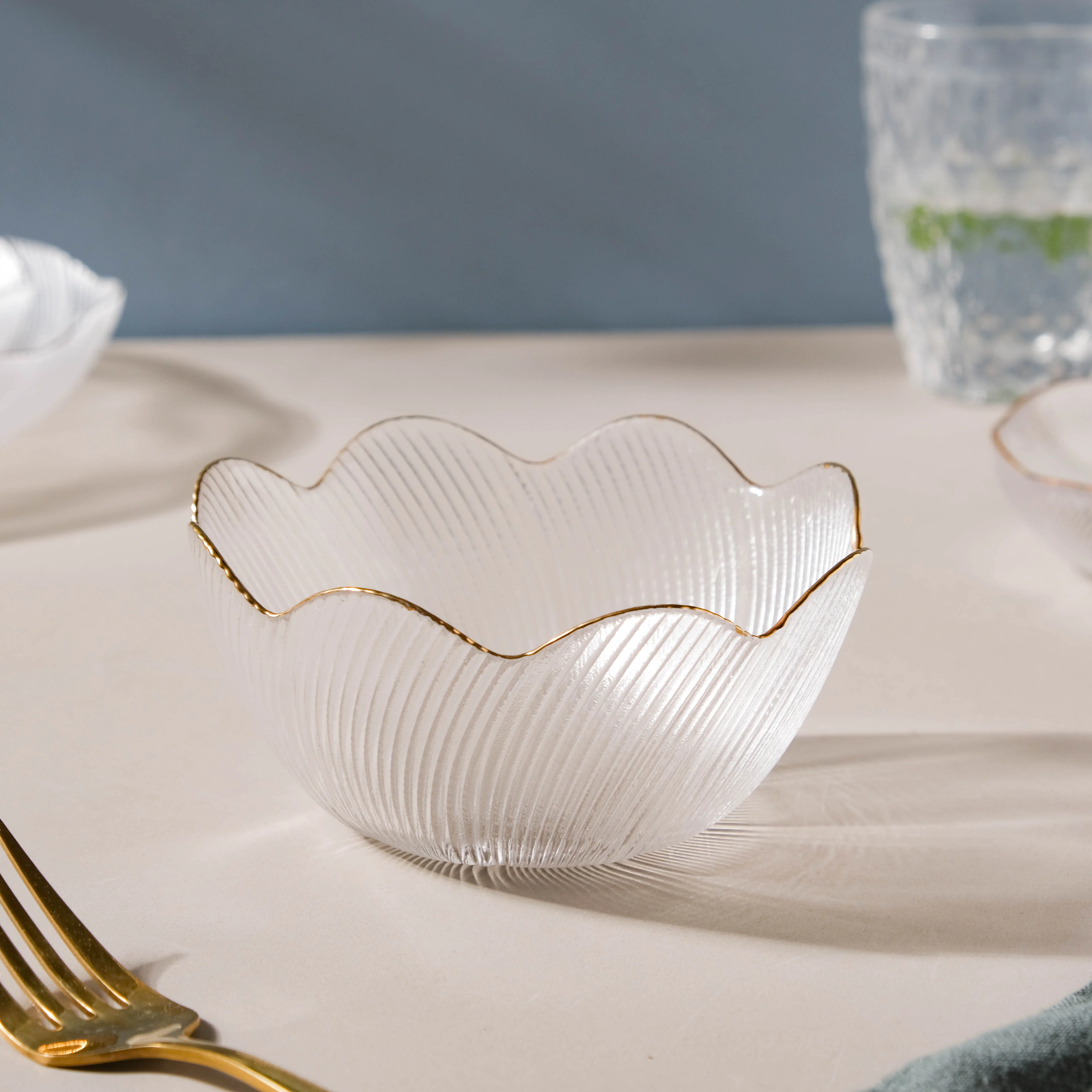 Wavy Glass Side Bowl - Image 5
