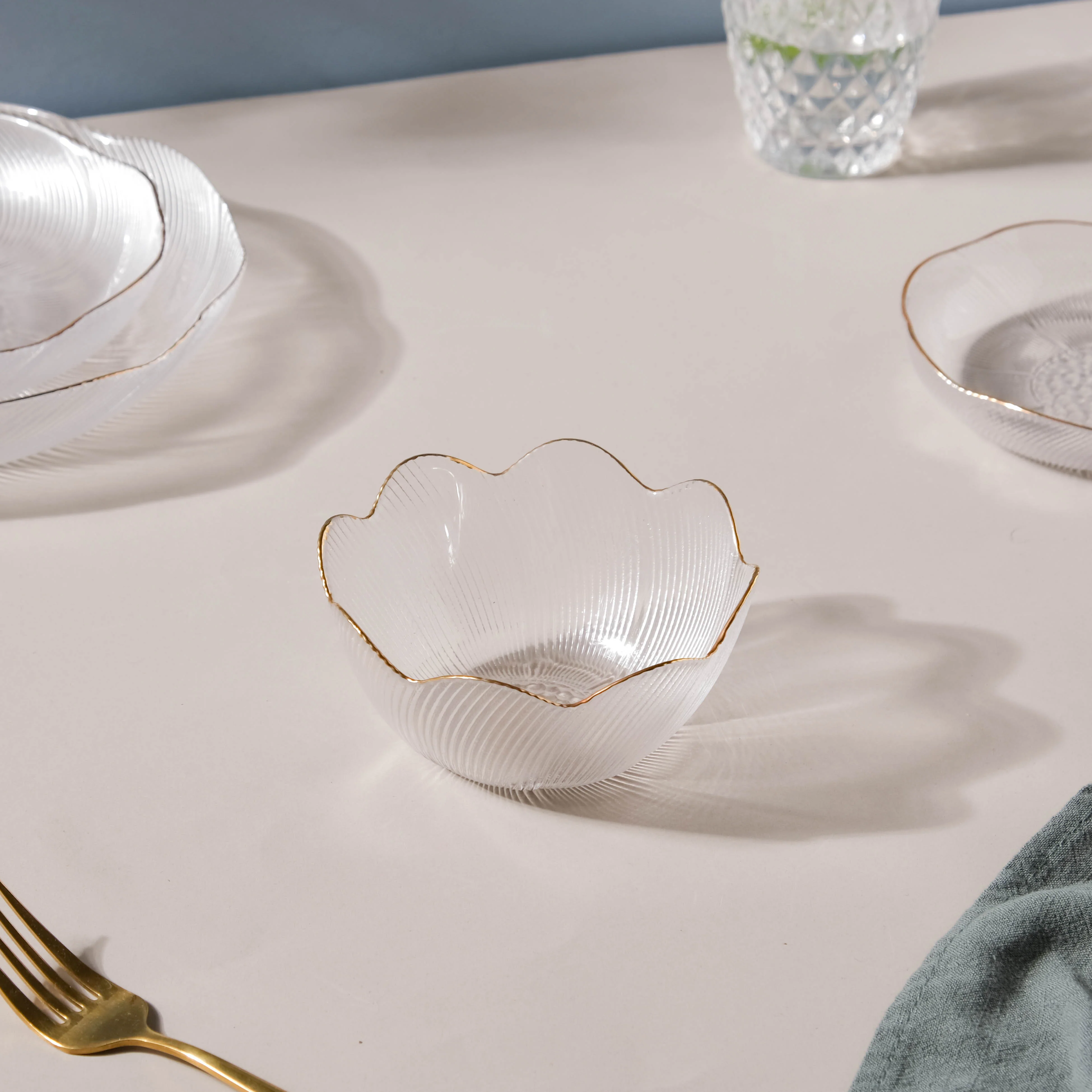 Wavy Glass Side Bowl - Image 7