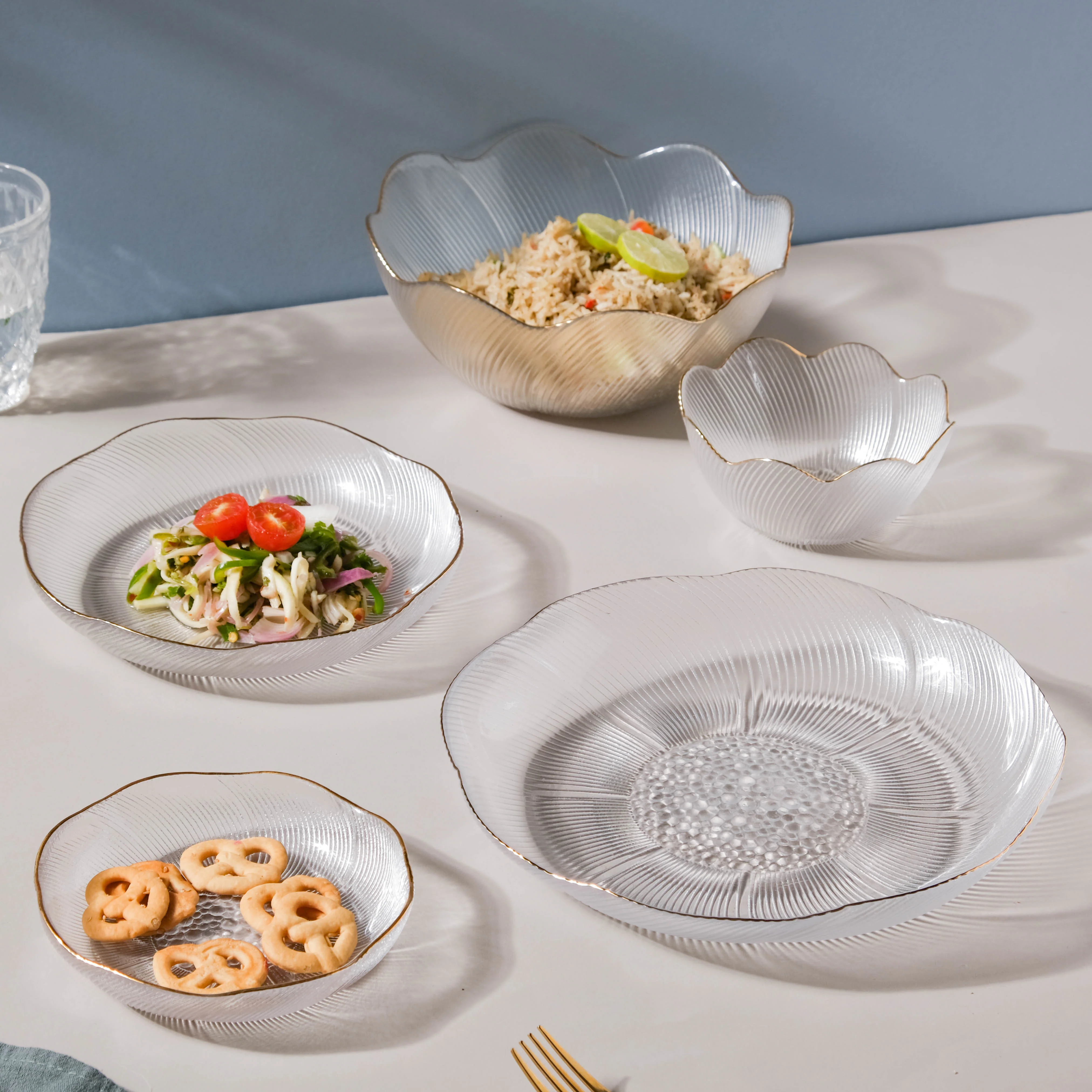 Wavy Glass Side Bowl - Image 9