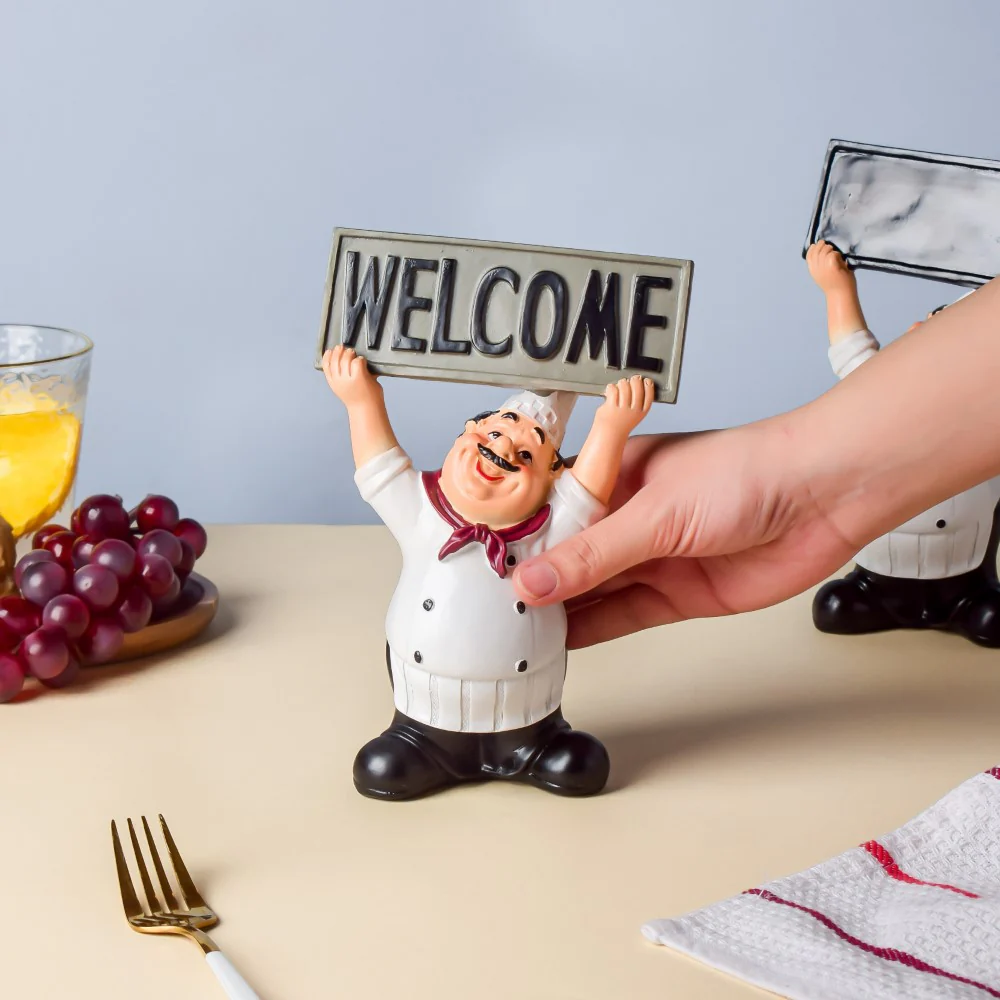 Welcome Chef Resin Decor - Image 2