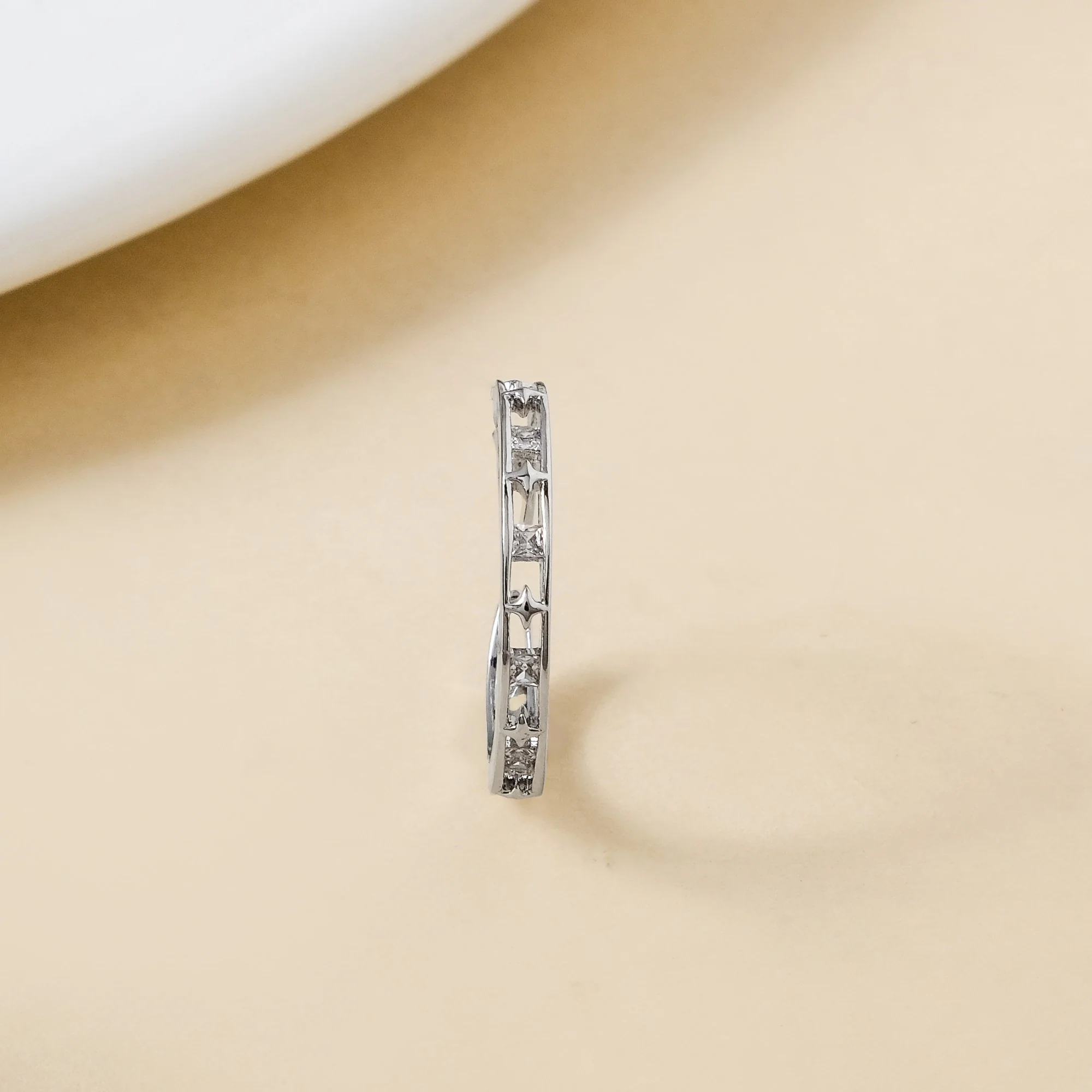 Whispering Shine Dainty Silver Ring - Image 5