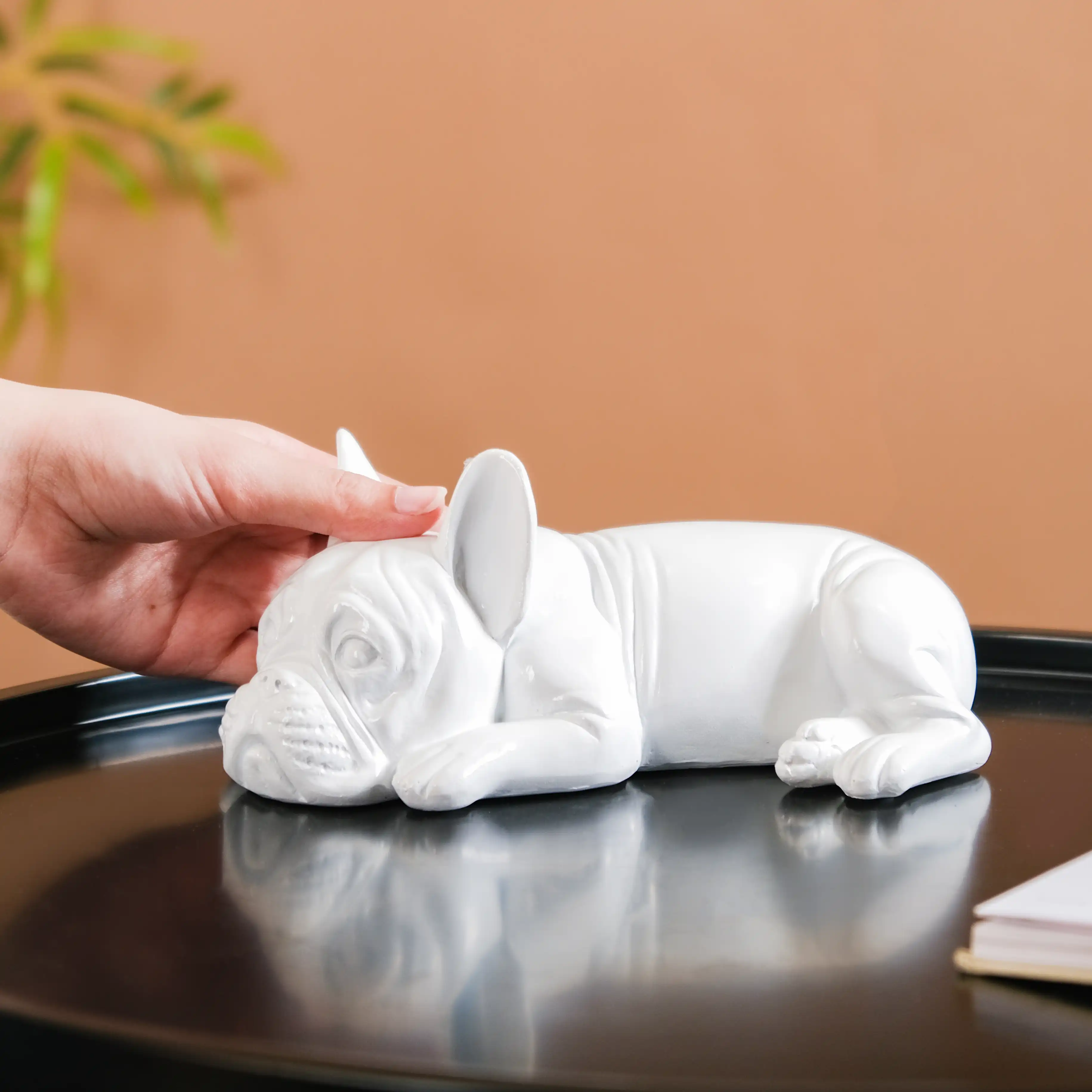 White Bulldog Showpiece - Image 2