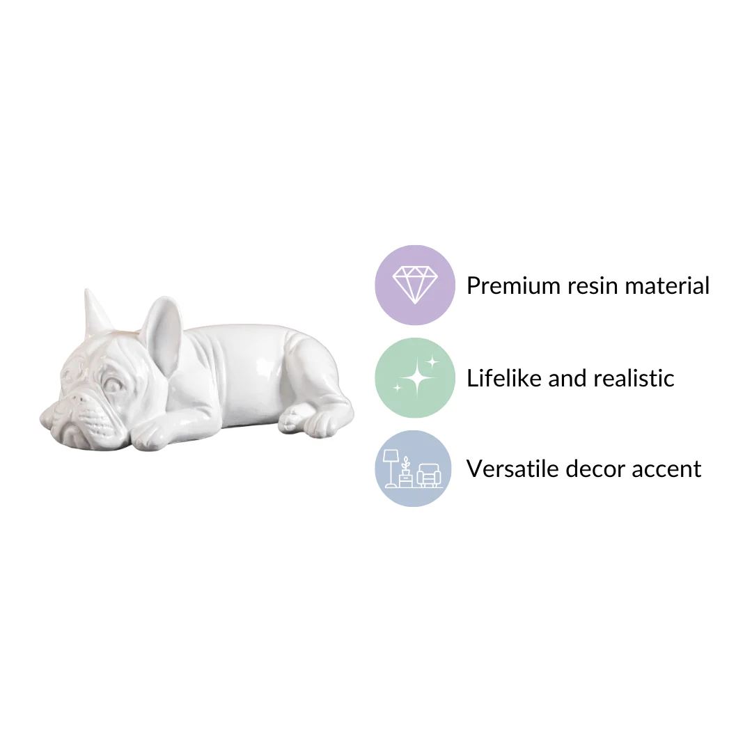 White Bulldog Showpiece - Image 4