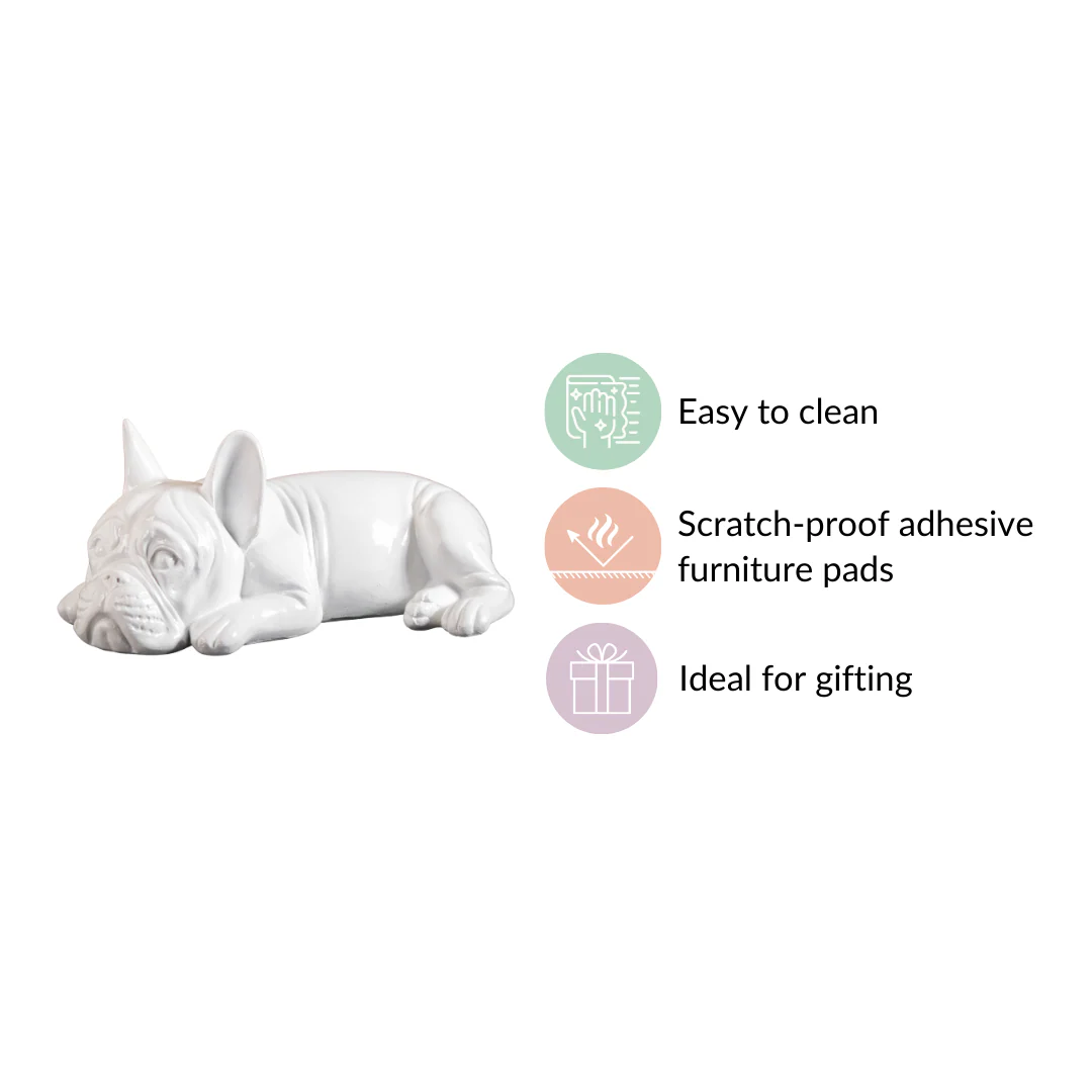 White Bulldog Showpiece - Image 5