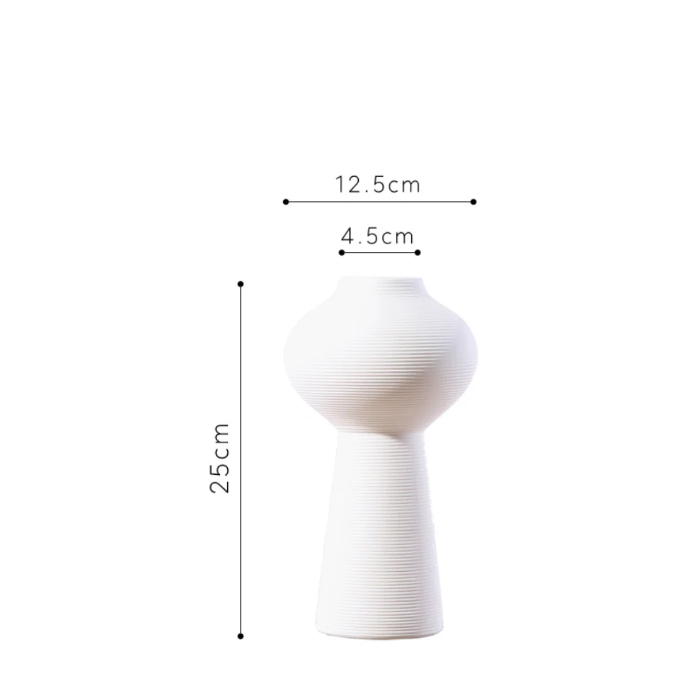White Flower Vases - Image 15
