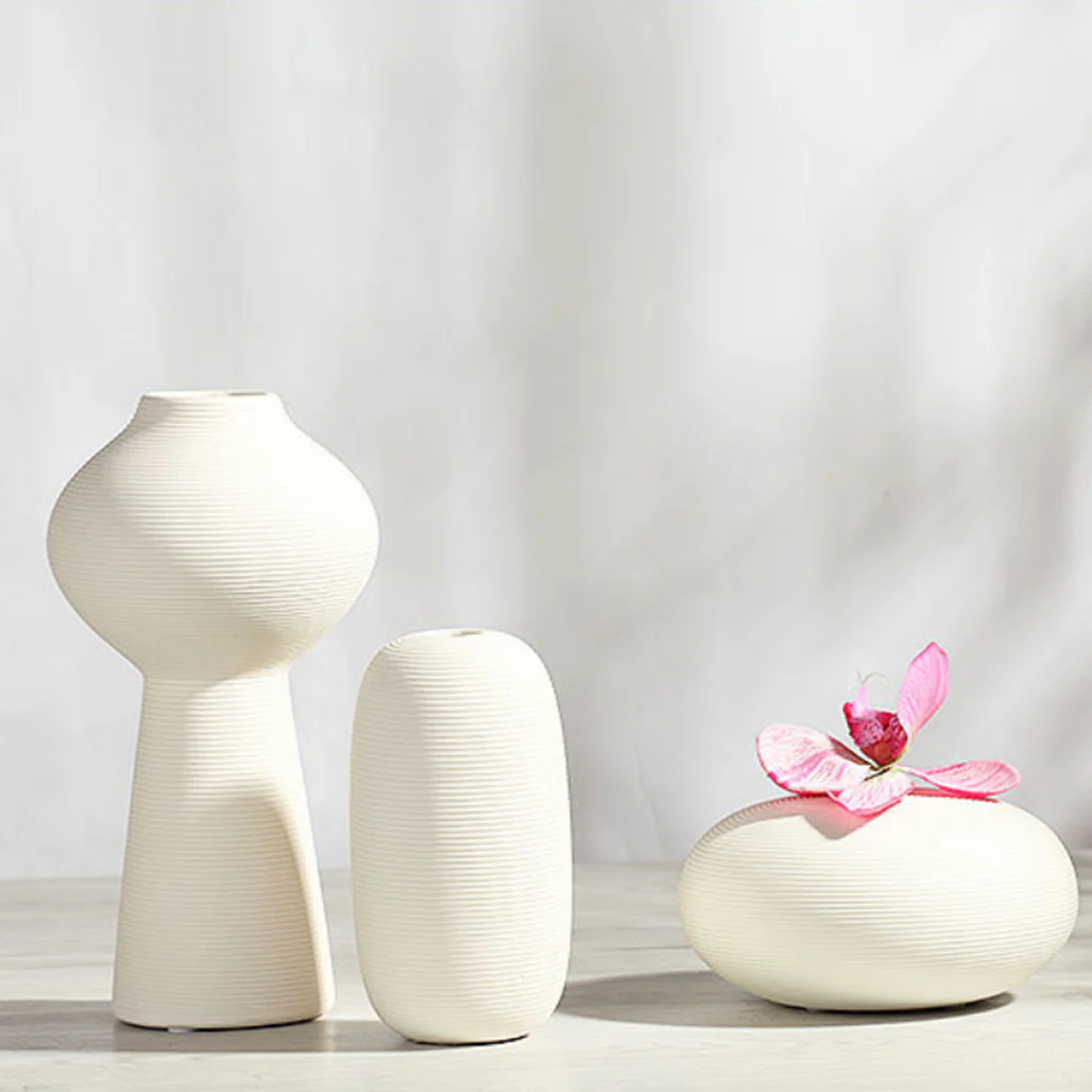 White Flower Vases - Image 3
