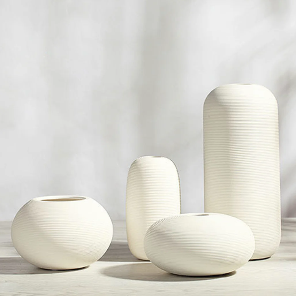 White Flower Vases - Image 7