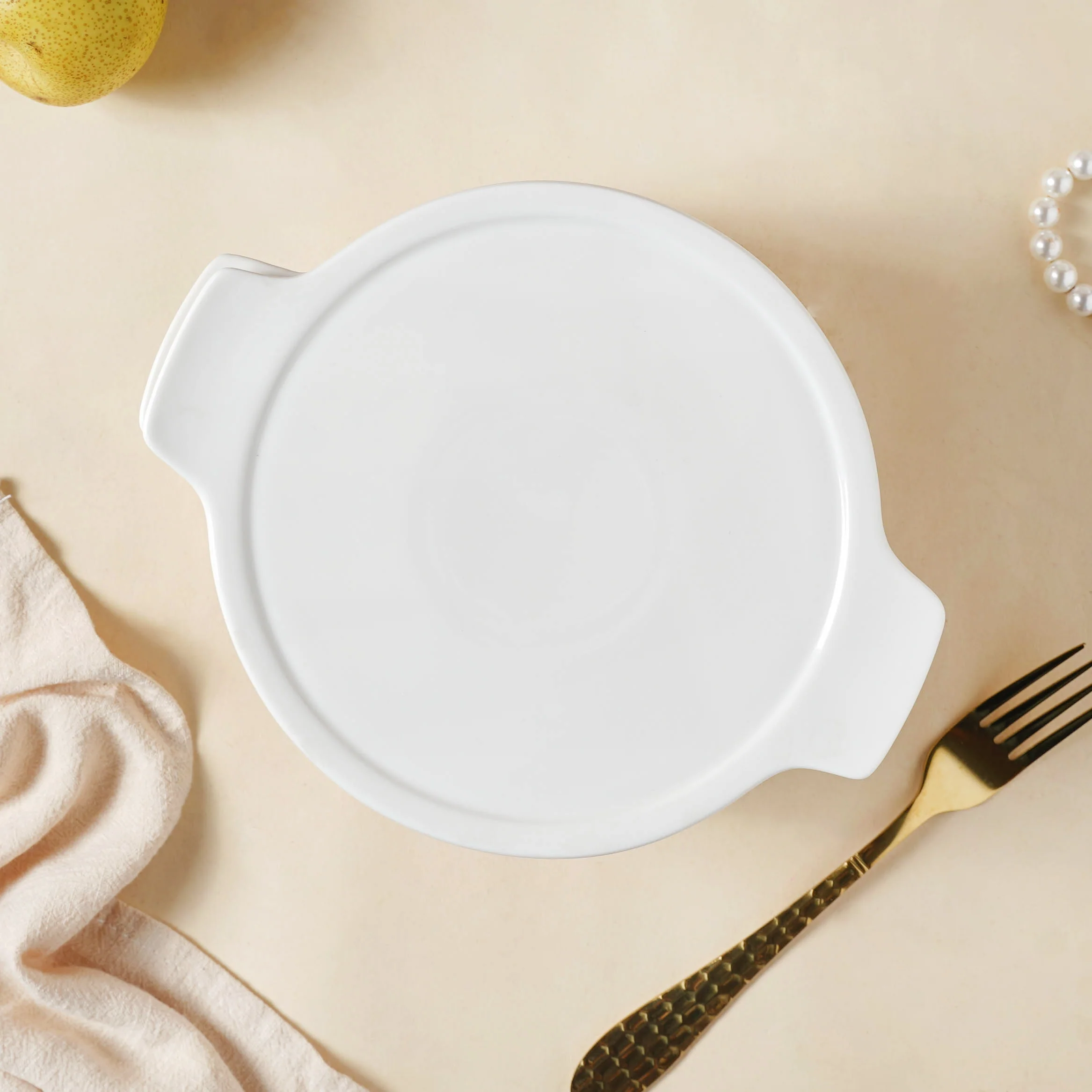 White Serving Pot - Image 7