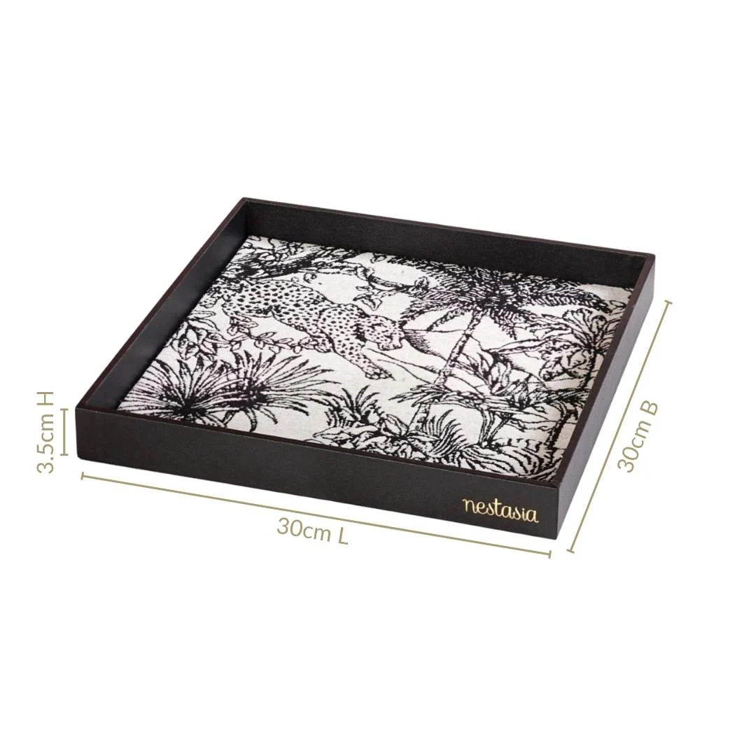 Wildlife Print Desk Organizer Tray Square - Image 5