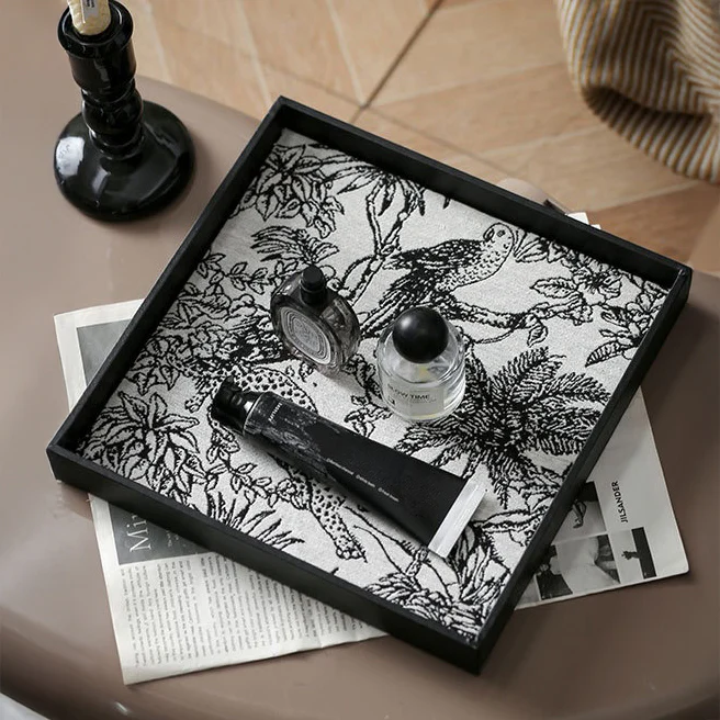 Wildlife Print Desk Organizer Tray Square - Image 7