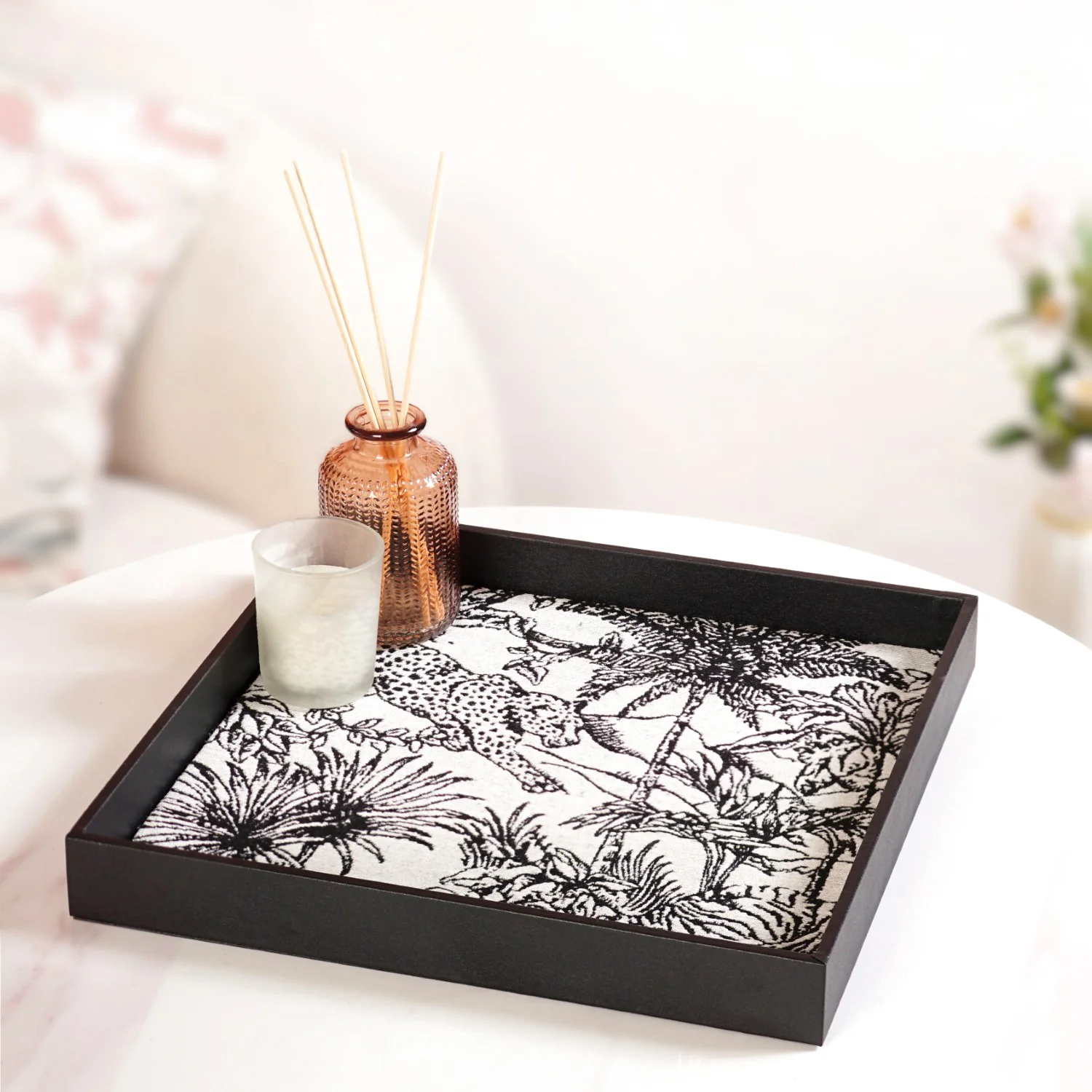 Wildlife Print Desk Organizer Tray Square - Image 8