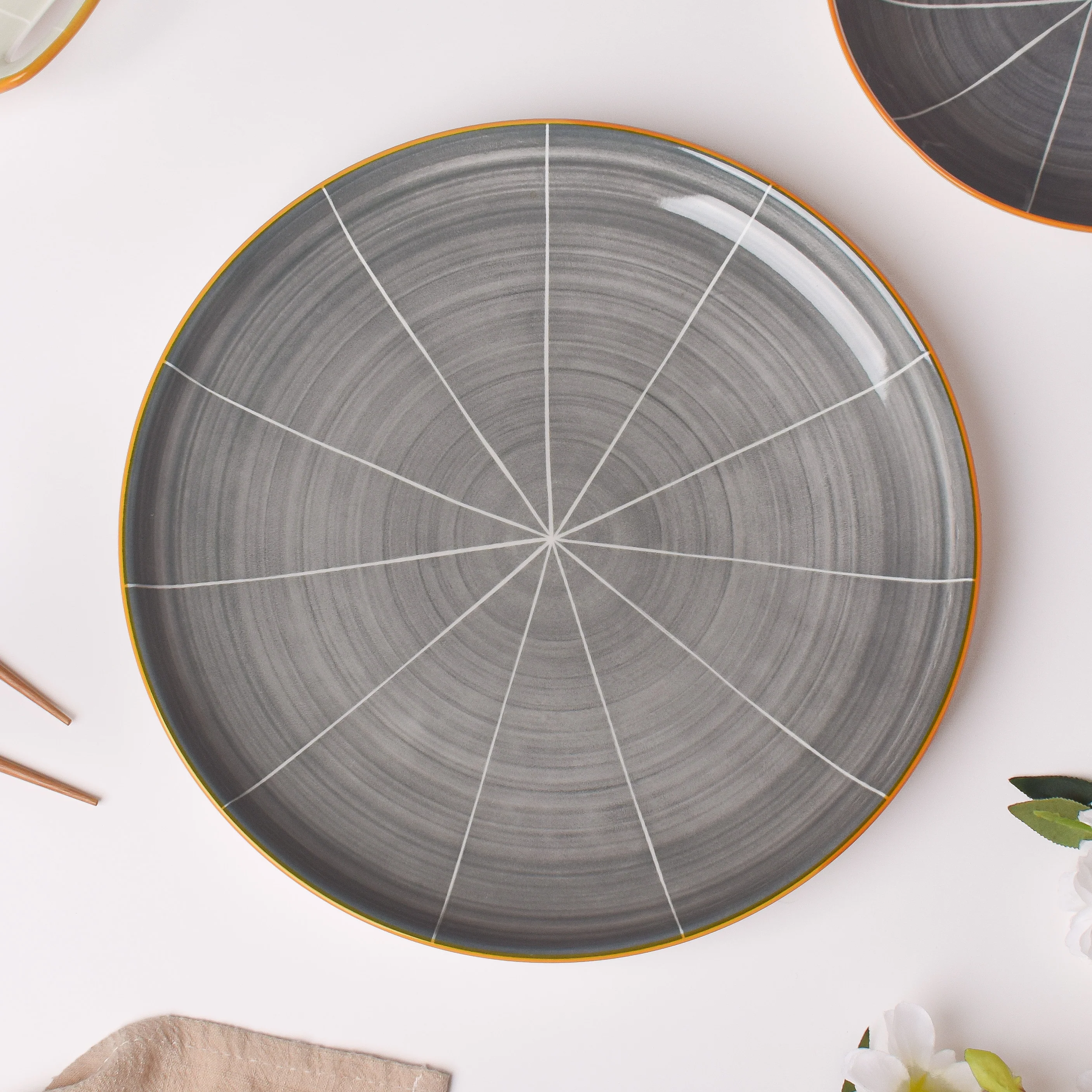 Willow Dark Grey 22 Piece Dinner Set For 6 - Image 5