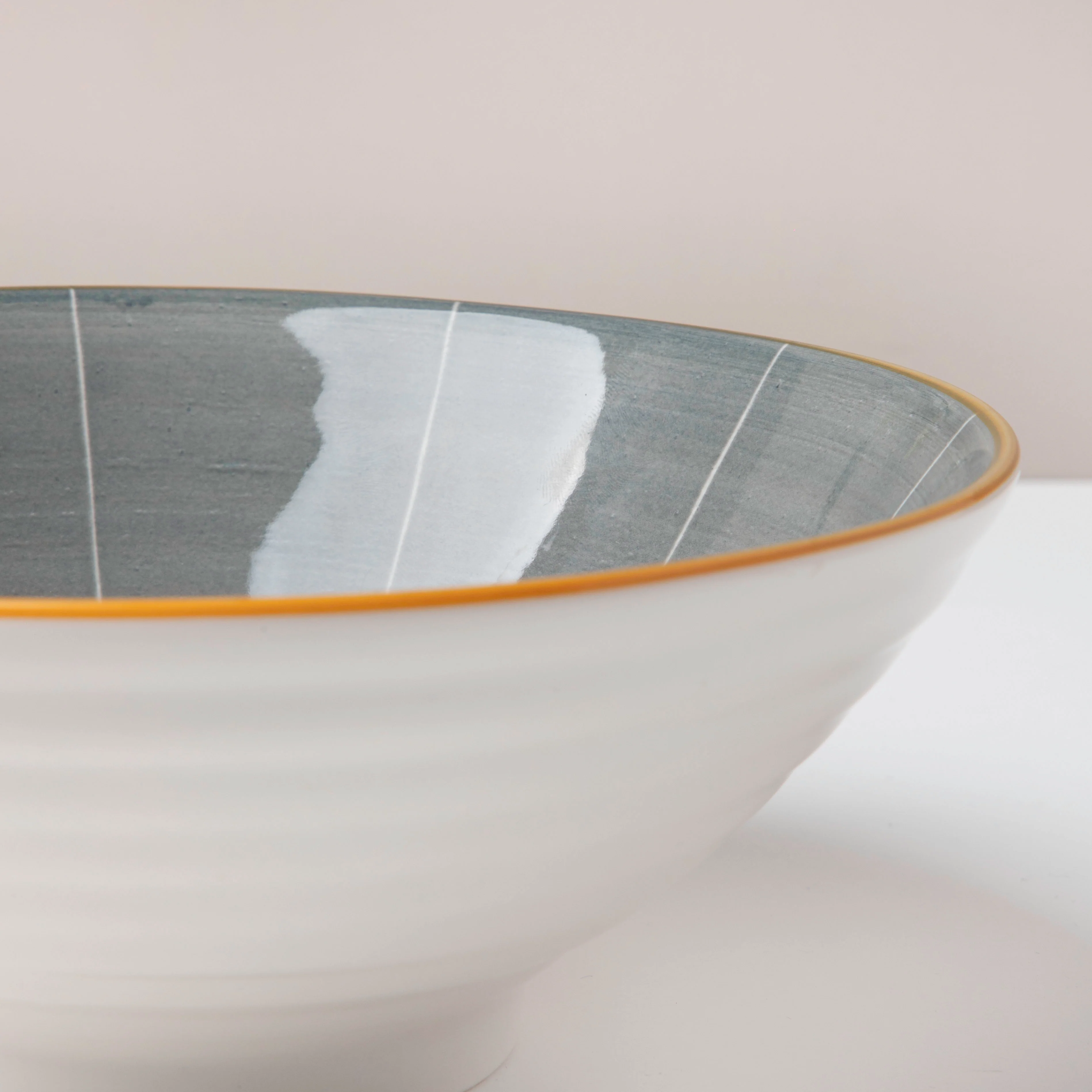 Willow Dark Grey Ceramic 8 inch Ramen Bowl 800 ml - Image 5