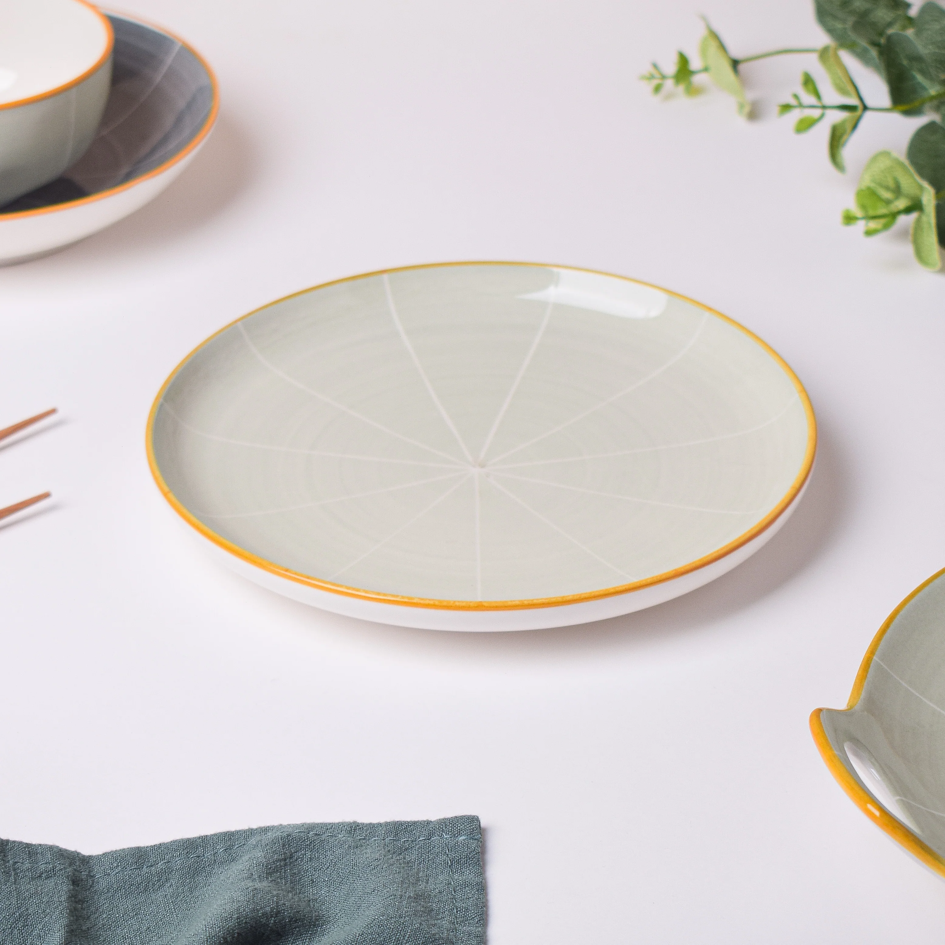 Willow Light Grey 28 Piece Dinner Set For 6 - Image 4