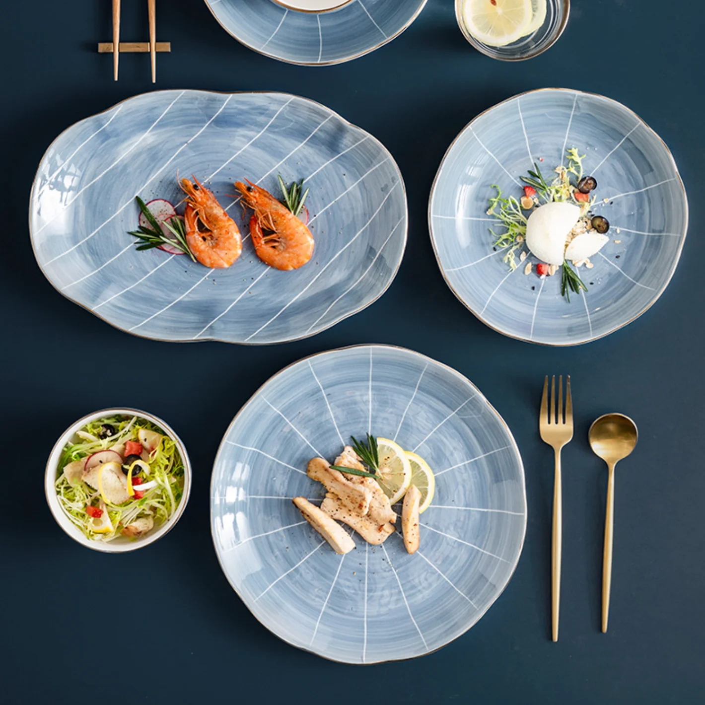 Willow Oval Serving Plate - Image 3