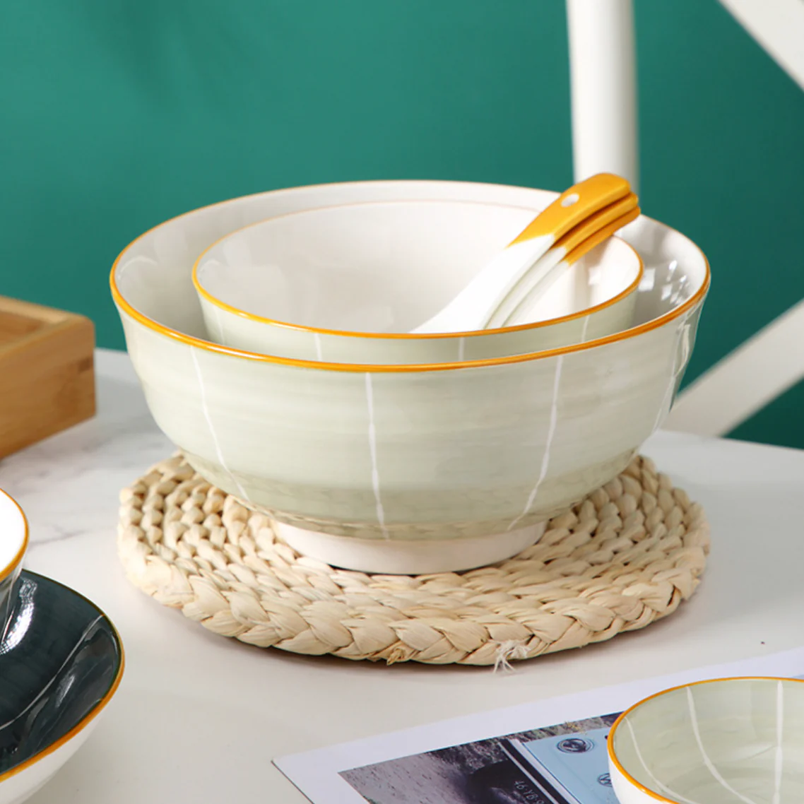 Willow Serving Bowl Large - Image 2