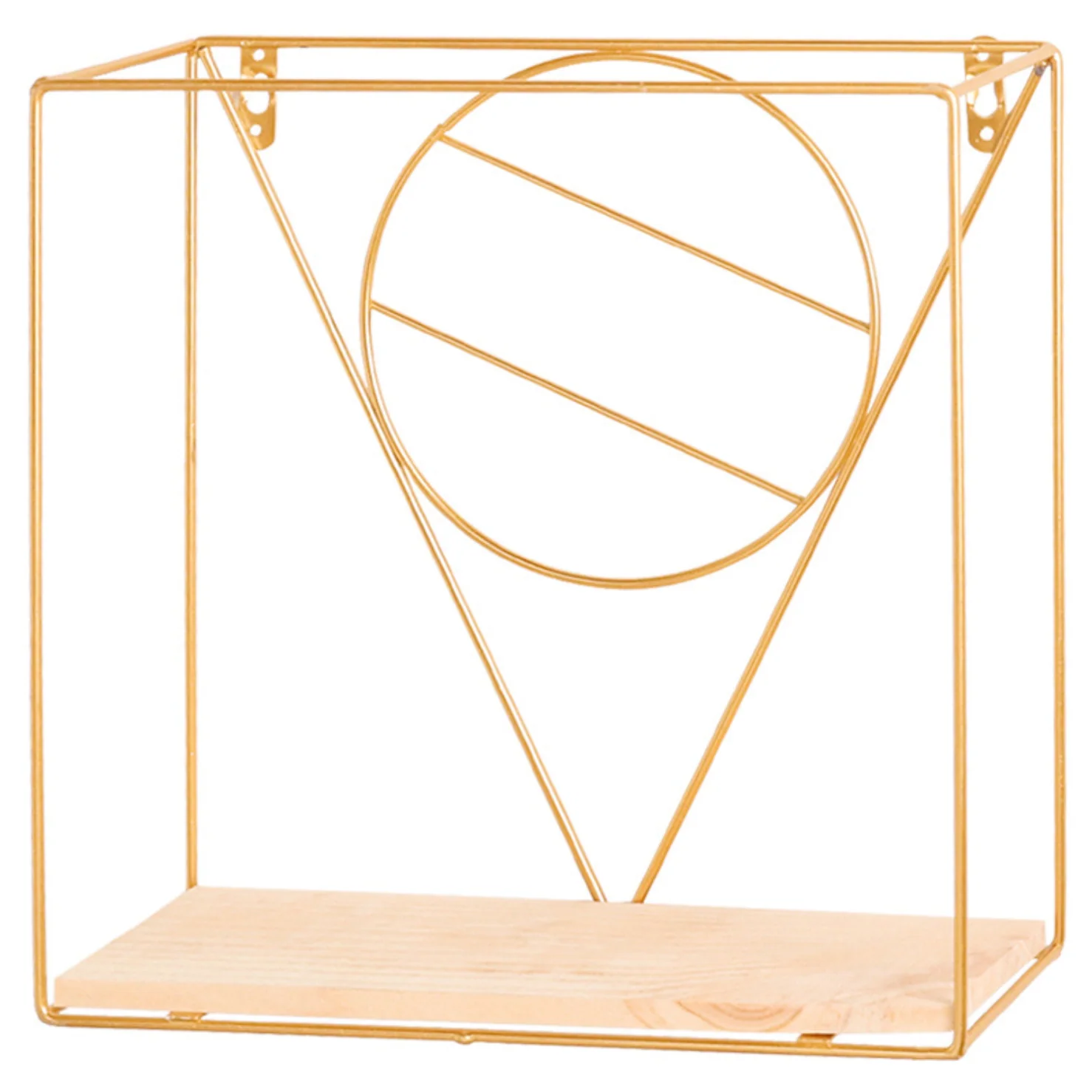 Wooden and Metal Shelf - Image 4