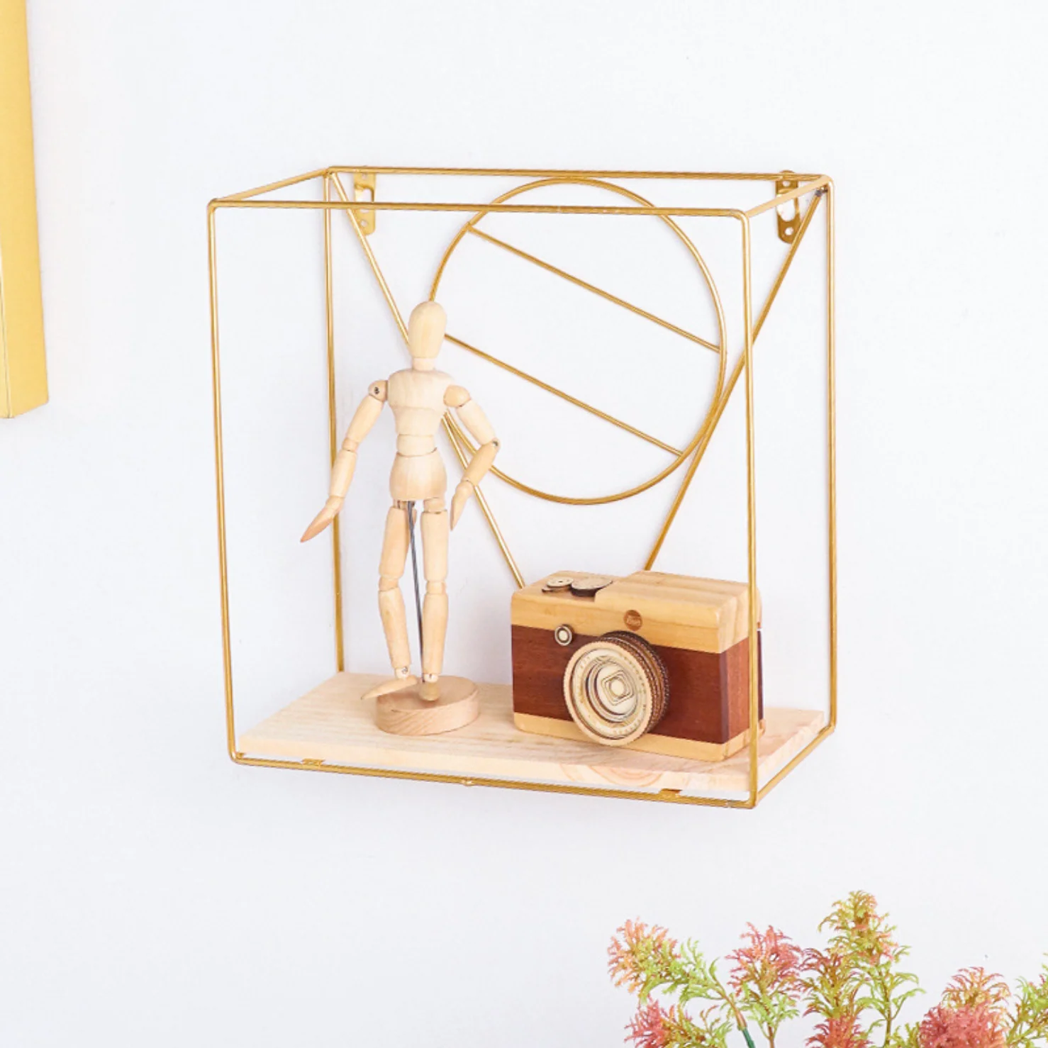 Wooden and Metal Shelf - Image 9