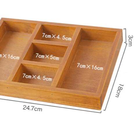 Wooden Organiser Tray - Image 4