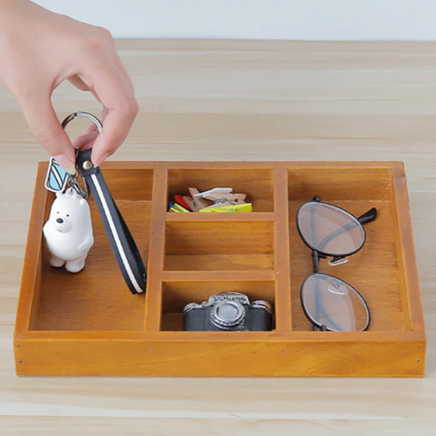 Wooden Organiser Tray - Image 5