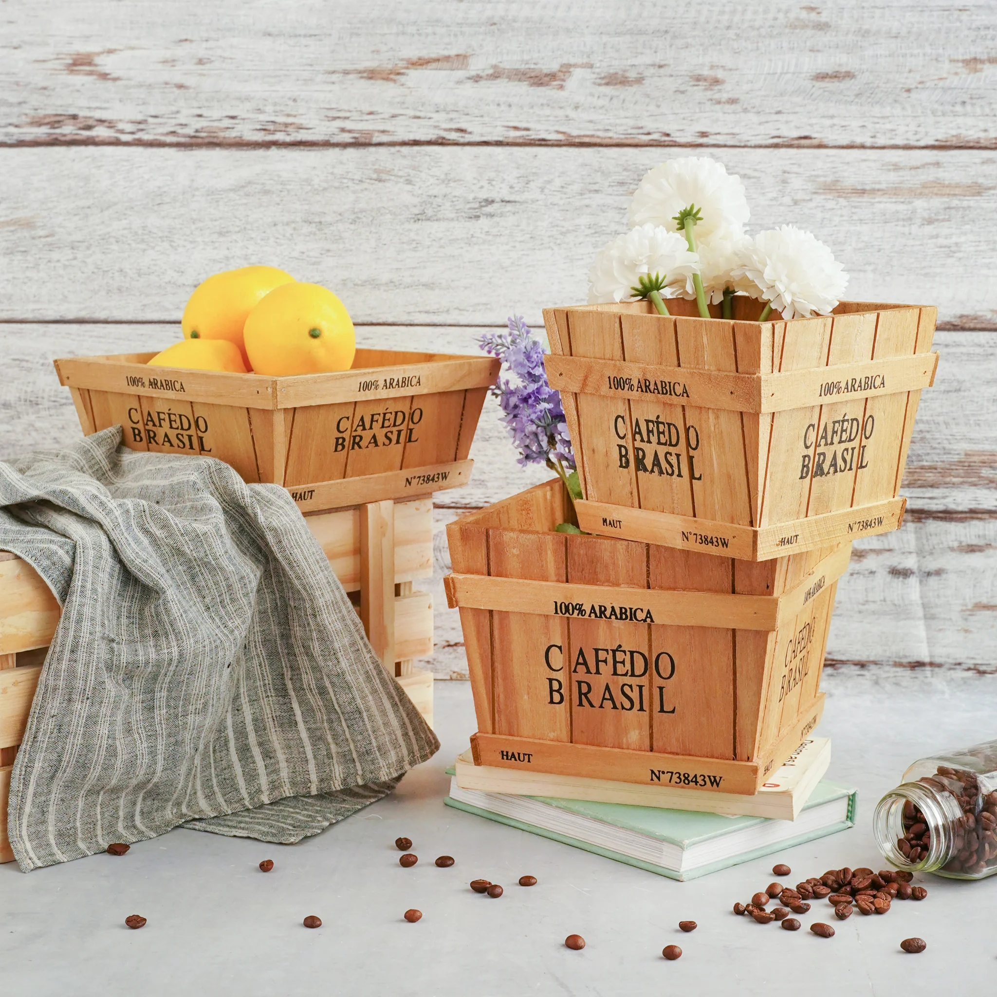 Wooden Planter Box - Set of 2 - Image 8