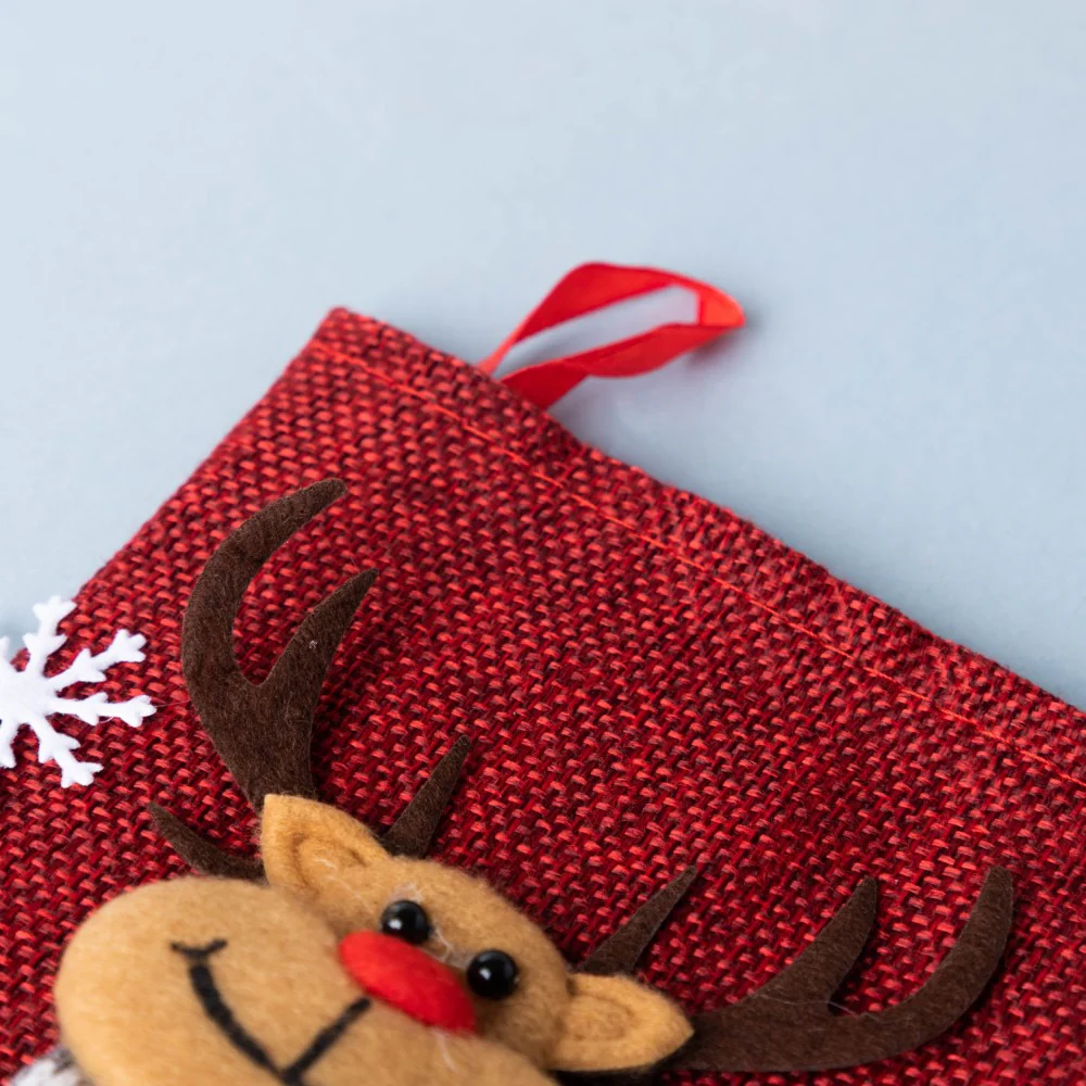 Woven Gift Stocking 9 Inch - Image 6