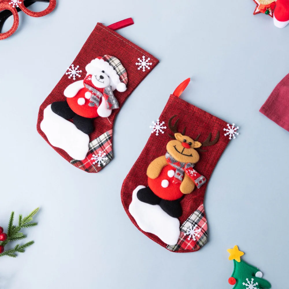 Woven Gift Stocking 9 Inch - Image 8