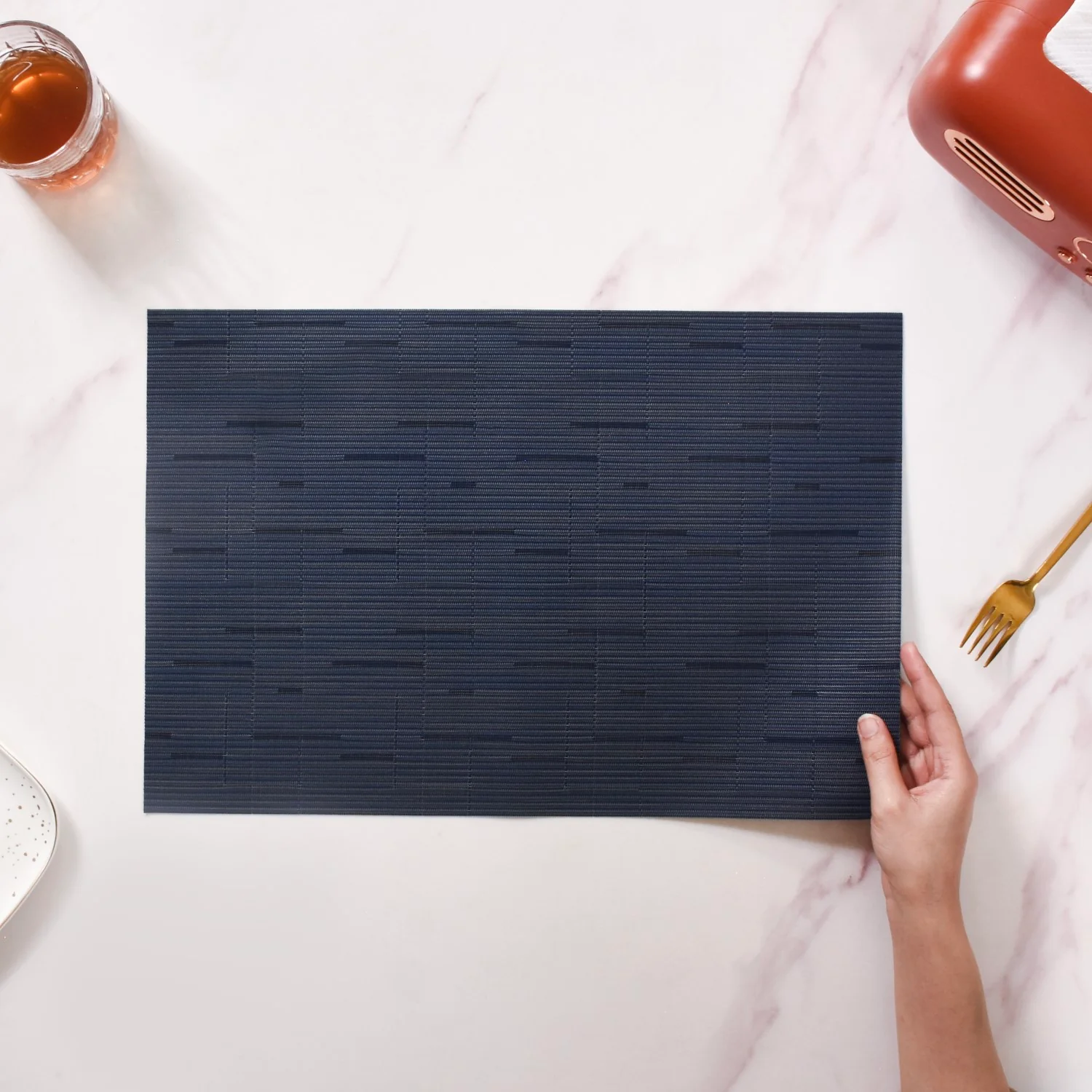 Woven Waterproof Placemat Set Of 6 - Image 3
