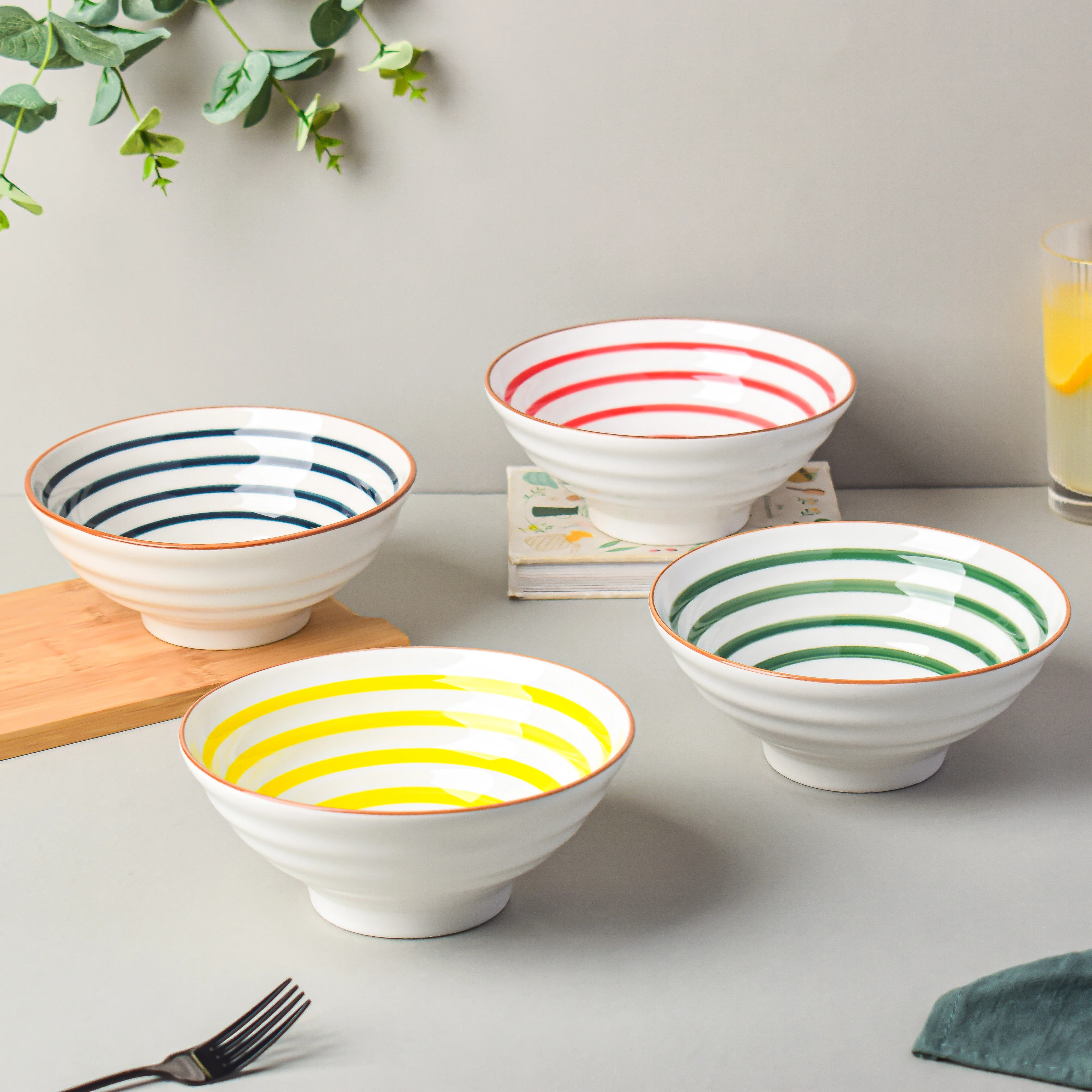 Yellow Illusion Ramen Bowl 550 ml - Image 5