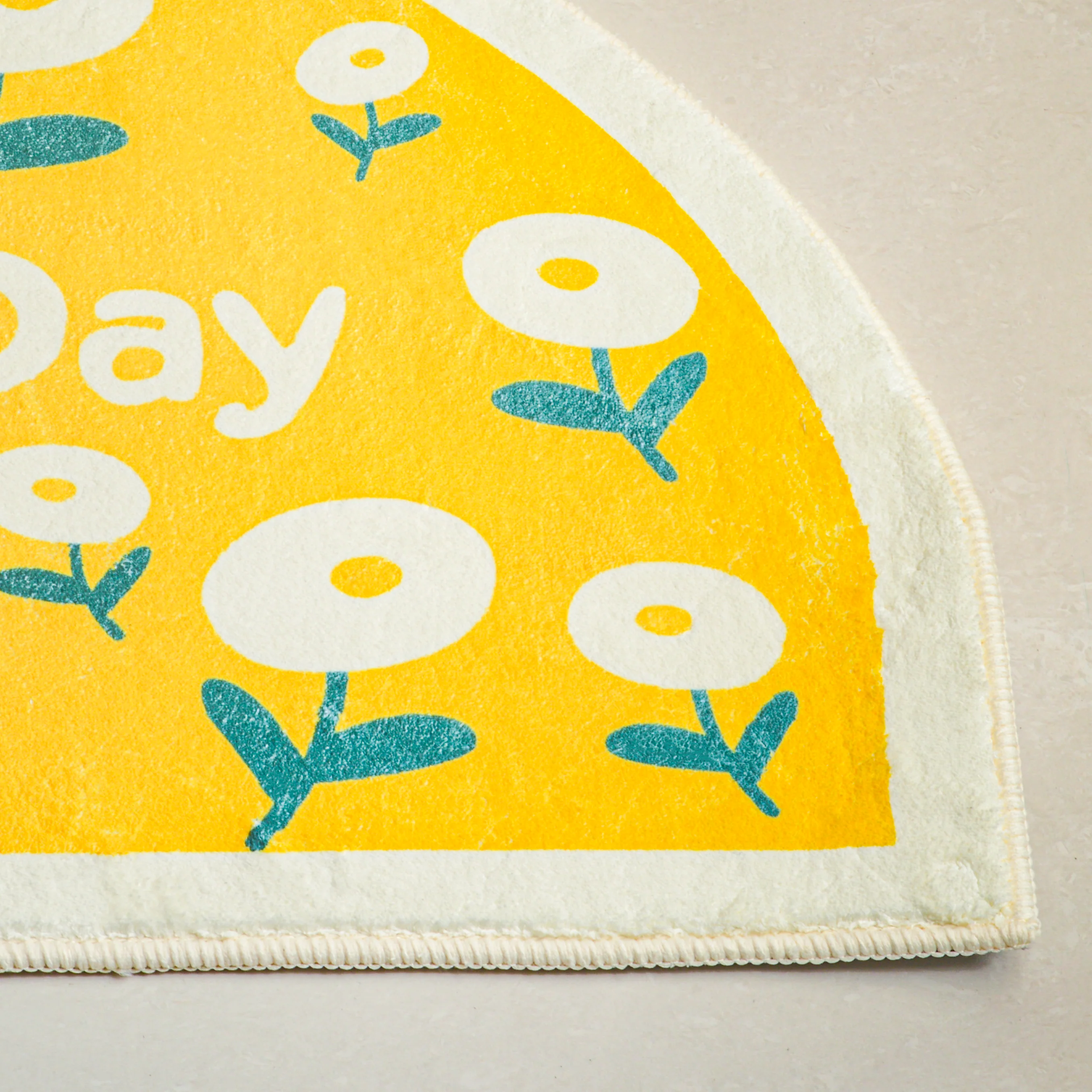 Yellow Semicircle Rug - Image 10