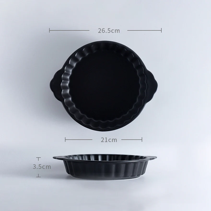 Zen Black Baking Tray 10 Inch - Image 6