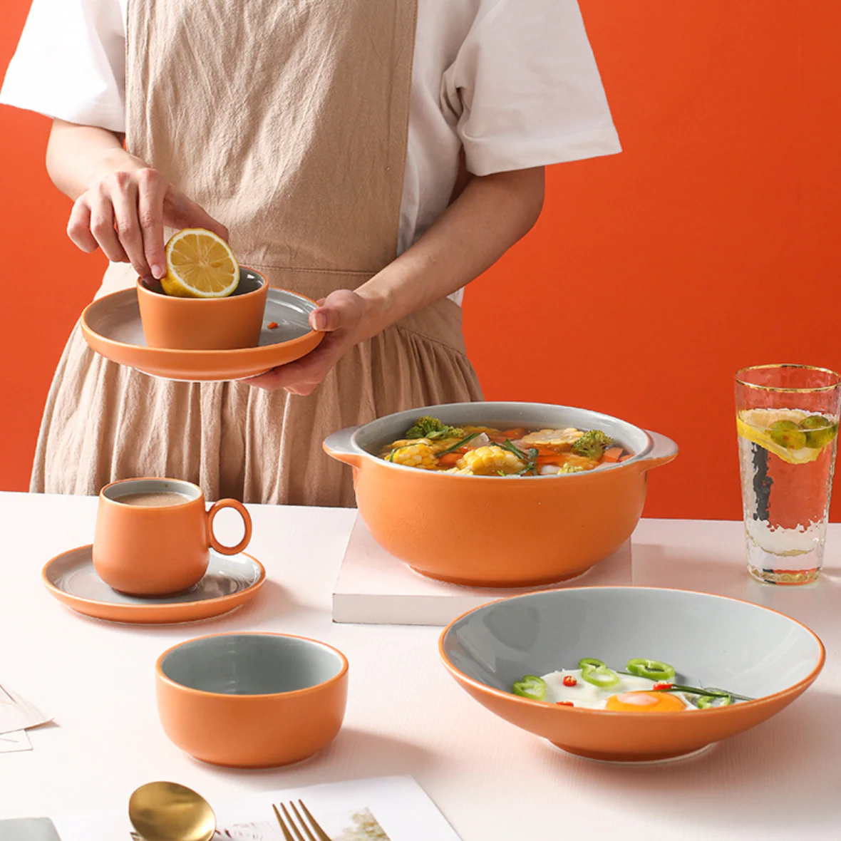 Zoella Ceramic Bowl Grey - Image 11