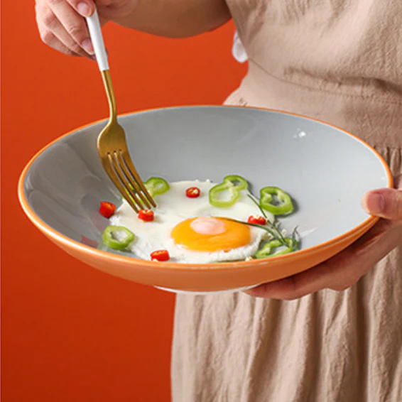 Zoella Pasta Plate Grey - Image 3