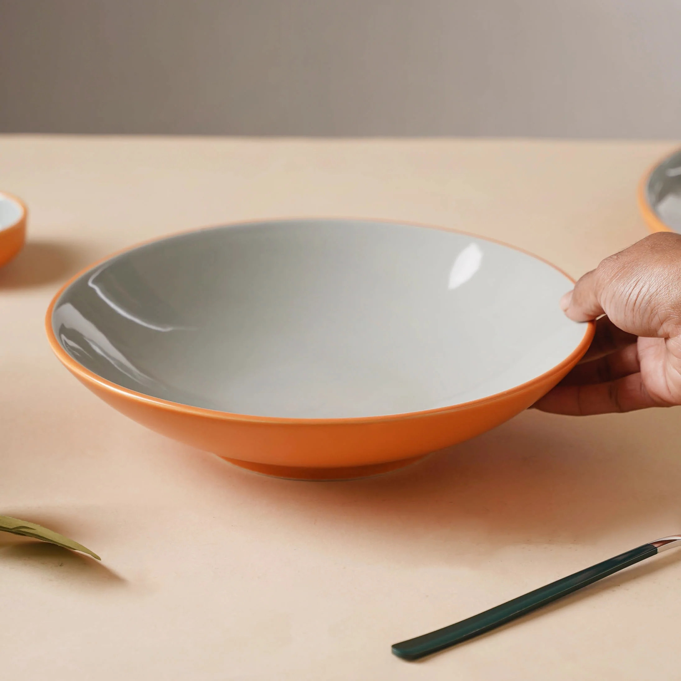Zoella Pasta Plate Grey - Image 6